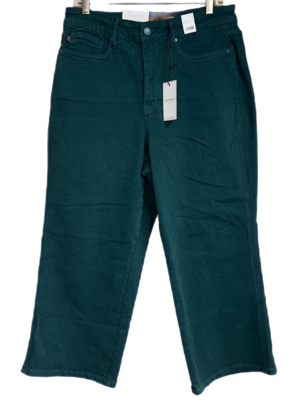 Judy Blue - High Waist Teal Dyed Jeans - Tummy Control‎ - Relaxed Fit - Size 14W